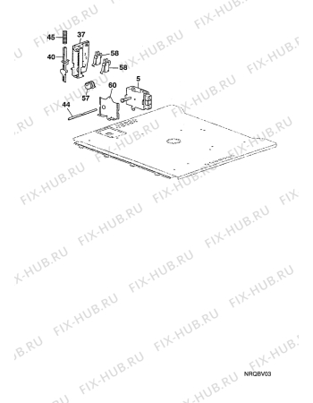 Взрыв-схема плиты (духовки) Silentic AO900E-P  (X), 50099 - Схема узла Ventilation