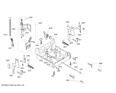 Схема №1 SRI55M26EU с изображением Передняя панель для электропосудомоечной машины Bosch 00664593