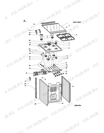 Схема №1 AXMT 6333/IX с изображением Субмодуль для духового шкафа Whirlpool 488000382498