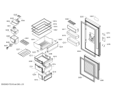 Схема №1 KGV39ML30 Bosch с изображением Контейнер для овощей для холодильной камеры Bosch 00745443