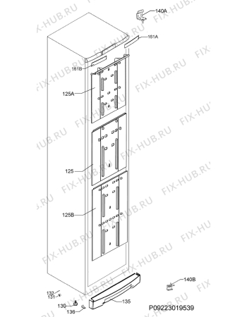 Схема №1 A72710GNW0 с изображением Микромодуль для холодильника Aeg 973925052765022