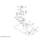 Схема №1 HBL5035AUC с изображением Стеклянная полка для холодильника Bosch 00445014