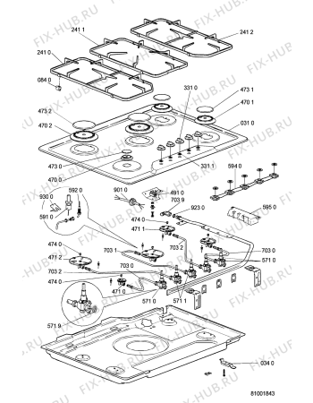 Схема №1 90027062 (F092103) с изображением Труба для электропечи Indesit C00316367