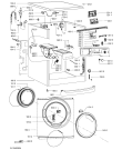 Схема №1 WA UNIQ 934 BW с изображением Обшивка для стиралки Whirlpool 481010503351