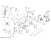 Схема №1 SMS57E02EU с изображением Передняя панель для посудомоечной машины Bosch 00678316