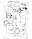 Схема №1 AWM 6080 с изображением Обшивка для стиральной машины Whirlpool 481245214703