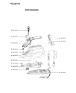 Схема №1 DW3185U5/90 с изображением Рукоятка для утюга (парогенератора) Rowenta RS-DC0491