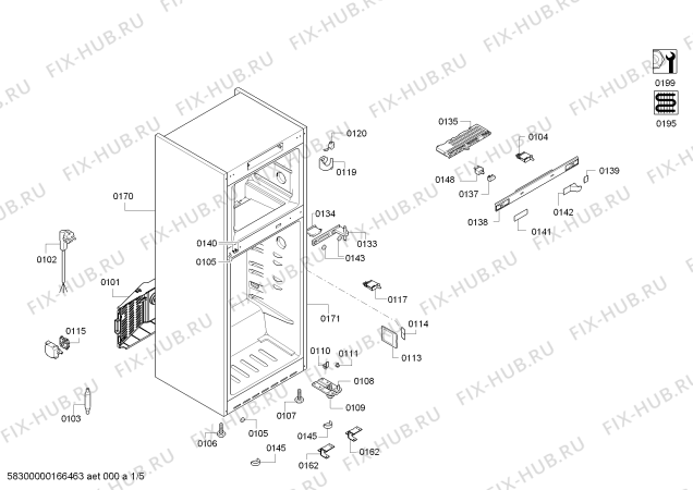 Схема №1 KD56NSW30N с изображением Дверь для холодильника Siemens 00711337