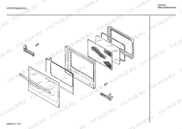 Схема №1 HMEKBA3 с изображением Панель управления для свч печи Bosch 00290656