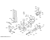 Схема №2 SGU55E82SK с изображением Передняя панель для электропосудомоечной машины Bosch 00664378