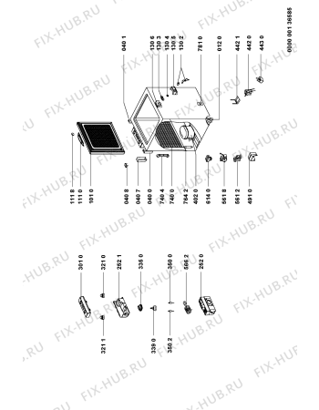 Схема №1 S 17/08 с изображением Микрокомпрессор для холодильной камеры Whirlpool 481236038689
