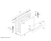 Схема №1 P1HCB21325 с изображением Кронштейн для электропечи Bosch 00499538