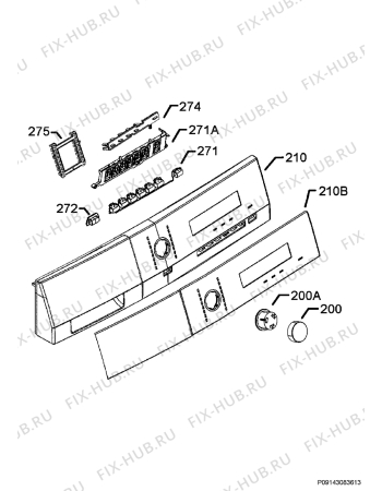 Схема №2 L76479WFL с изображением Микромодуль для стиральной машины Aeg 973914530964001