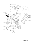 Схема №1 MWI 3343 IX с изображением Дверь для микроволновой печи Whirlpool 481011023622