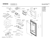 Схема №1 KS40U690GB с изображением Петля двери для холодильной камеры Siemens 00603448