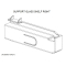 Элемент корпуса для холодильника Indesit C00325039 для Hotpoint-Ariston UH8F1DW (F153352)