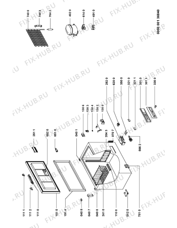 Схема №1 WCN913 (F090713) с изображением Руководство для холодильной камеры Indesit C00354824