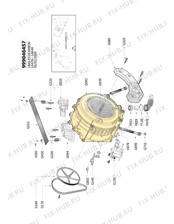 Схема №1 AWZ 710 ES с изображением Всякое для стиральной машины Whirlpool 482000017307