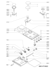 Схема №1 AKM261 IX с изображением Шланг для плиты (духовки) Whirlpool 481010718065