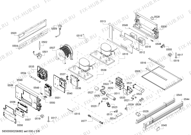 Схема №2 RB472704, Gaggenau с изображением Конденсатор для холодильника Bosch 11023763