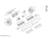 Схема №1 HEF173BS0 с изображением Панель управления для духового шкафа Bosch 11025134