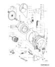 Схема №1 AWV 402/M с изображением Обшивка для стиральной машины Whirlpool 481245213859