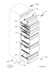 Схема №1 A42200GSW0 с изображением Обшивка для холодильника Aeg 2676058056