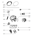 Схема №2 ADP 925 WH с изображением Рукоятка для электропосудомоечной машины Whirlpool 482000097071