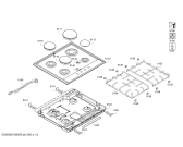 Схема №1 PCQ715B80N 4G+1W BO70F IH5 с изображением Крышка горелки для духового шкафа Bosch 00616292