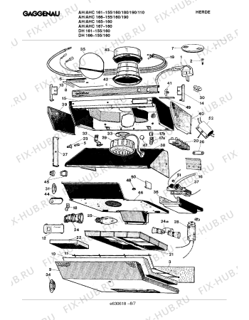 Схема №2 AH161110 с изображением Кабель для электровытяжки Bosch 00322436