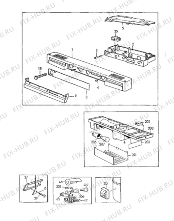 Взрыв-схема холодильника Electrolux ER3810C - Схема узла Electrical equipment 268