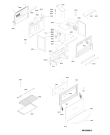 Схема №1 MRGM 914 TGS с изображением Панель для плиты (духовки) Whirlpool 480121101397