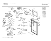 Схема №1 KS40U621NE с изображением Дверь для холодильника Siemens 00240721