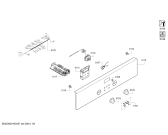 Схема №2 HBN231E0 с изображением Панель управления для электропечи Bosch 00664262