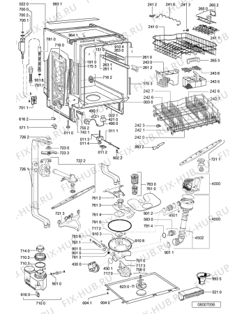 Схема №1 GSI 5970 IN с изображением Панель для посудомоечной машины Whirlpool 481245373803