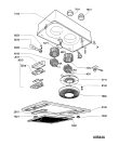Схема №1 AKR 959 IX с изображением Моторчик для вентиляции Whirlpool 481236118296