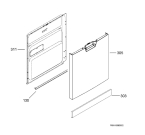 Схема №2 F77029M0P с изображением Обшивка для электропосудомоечной машины Aeg 1174721215