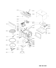 Схема №1 EMDK5 5438 PT с изображением Панель управления для микроволновой печи Whirlpool 481010887373
