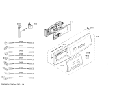 Схема №2 WM08E060ME с изображением Панель управления для стиральной машины Siemens 00664072