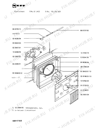 Схема №2 195305160 1394.11LCS с изображением Переключатель для плиты (духовки) Bosch 00025263