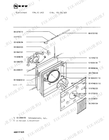 Схема №2 195303707 2394.11FG с изображением Ручка для плиты (духовки) Bosch 00126369