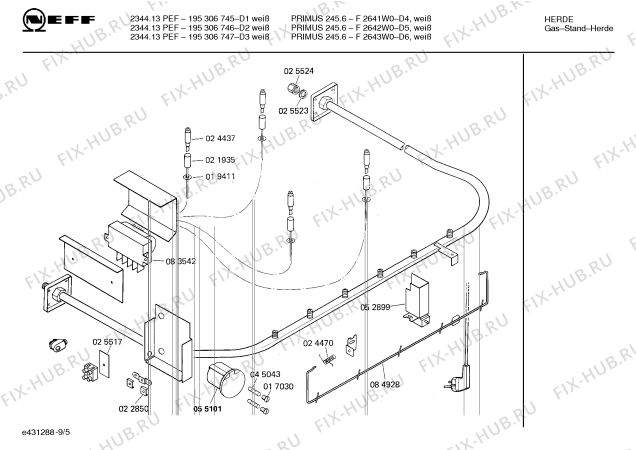Схема №4 195306747 2344.13PEF с изображением Панель для духового шкафа Bosch 00118347