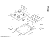 Схема №1 OA16P5180D Profilo с изображением Столешница для плиты (духовки) Bosch 00713088