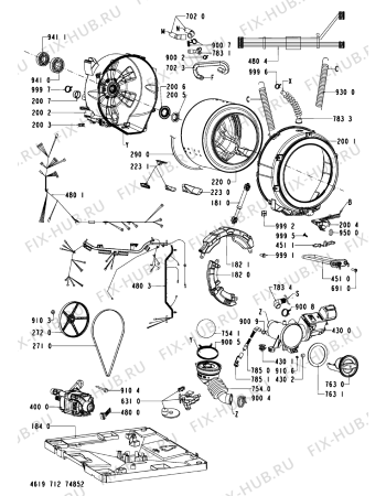 Схема №1 MAXY 13S с изображением Обшивка для стиралки Whirlpool 481010464494