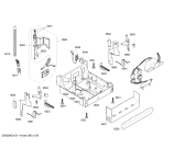 Схема №1 SRS46T32EU с изображением Внешняя дверь для посудомойки Bosch 00476279