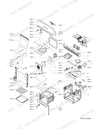 Схема №1 AKZ 350/WH с изображением Переключатель для электропечи Whirlpool 481241029443