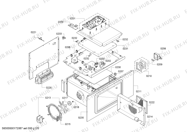 Схема №1 BS485111 с изображением Планка для электропечи Bosch 00684322
