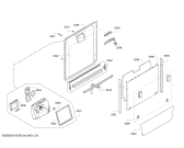 Схема №1 S41M86N7DE Excellent Made in Germany с изображением Передняя панель для посудомойки Bosch 00703686