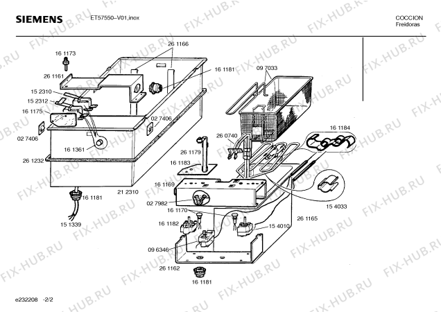 Схема №1 ET57550 с изображением Панель для духового шкафа Siemens 00095246