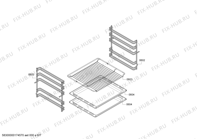 Схема №1 FRS4410WML с изображением Кабель для электропечи Bosch 00751930